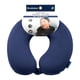 thumbnail image 1 of Almohada de viaje Brookstone de espuma viscoelástica azul, 1 of 7