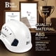 thumbnail image 3 of Casco Seguridad Safebuilder ABS CR06 Blanco Ajustable 53-63 cm, 3 of 3