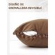 thumbnail image 3 of 2 Fundas De Almohada Cuadradas De Terciopelo Blando, Fundas De Almohada Decorativas De 40 X 40 Cm, Con Bolas De Terciopelo, Para Sofás De Decoración Familiar, Reposabrazos, Etc., 3 of 5