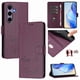 thumbnail image 1 of Funda Cartera para Samsung Galaxy S25 con Bloqueo RFID, Cierre Magnético y Ranuras Tarjetas Morado, 1 of 6