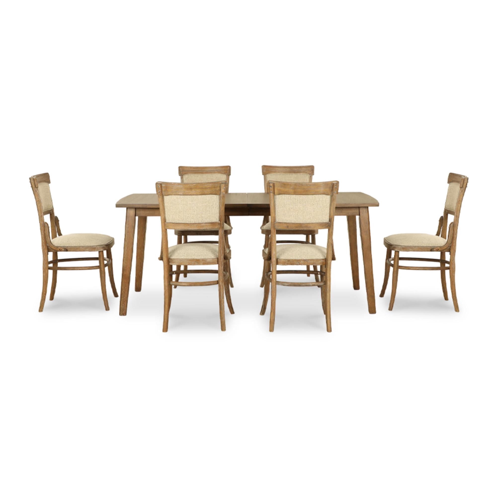 Juego Comedor Nottingham 6 Sillas Café - Walnut