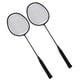 thumbnail image 1 of Juego De 2 Raquetas De Bádminton Ligeras Para Principiantes, Accesorios Para El Patio Trasero, Color Negro, 1 of 5