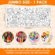 thumbnail image 3 of Giant Halloween Coloring Poster 31 x 72 Inch Large Happy Halloween, 3 of 3
