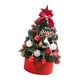 thumbnail image 5 of de Navidad de mesa con luces, regalos navideños artísticos, mini pino navideño, decoración navideña para escritorio interior, vacaciones, 45 centímetros, 5 of 5