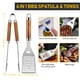 thumbnail image 3 of Juego de herramientas para parrilla de barbacoa Taimasi de acero inoxidable de 34 piezas con termómetro, 3 of 8