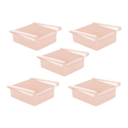 Genérico - Pack 5 Organizadores Para Refrigerador De Plástico