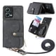 thumbnail image 3 of Funda Tipo Cartera con Correa Cruzada para Xaiomi Redmi Note 12 5G Protección Contra Golpes Negro, 3 of 6