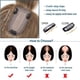thumbnail image 3 of Loveternal Postizo 100% Cabello Humano Real Toppers con Flequillo para Mujer 14 Pulgadas (Castaño Claro), 3 of 5