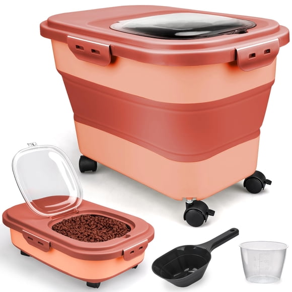 Contenedor de Alimentos Viretec 18 L Plegable con Ruedas