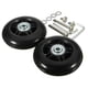 thumbnail image 2 of 2 Ruedas Para Maleta De Equipaje, Ruedas Giratorias Flexibles Resistentes Al Desgaste, Color Negro, 68 Mm X 24 Mm, 2 of 5