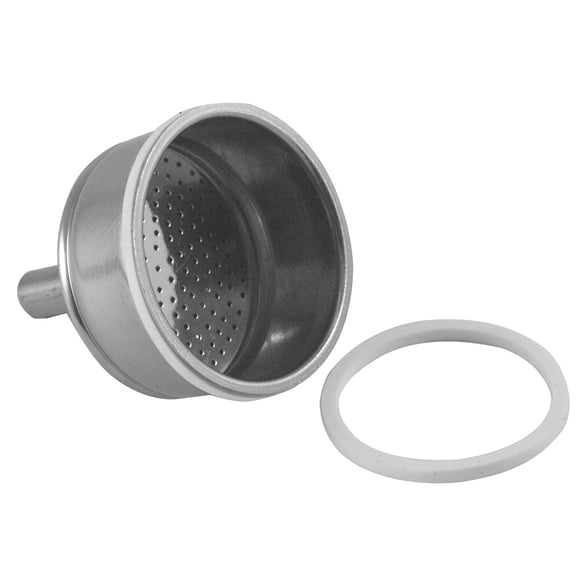 Embudo Bialetti 0800113 de Aluminio y Acero Inoxidable 12x7x19 cm