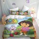 thumbnail image 2 of Dora the Explor Bedding Set Duvet Cover Sets Children Co-branded Comforter Custom Made King Size 3PCs, 2 of 5
