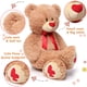 thumbnail image 5 of Peluche Teddy Bear Giant 35 Con Corazón Rojo, 5 of 5
