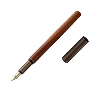 Bothyi - Pluma Estilográfica De Metal Para Oficina, Hogar, 0,5 Mm, Portátil, Práctica, De Primera Calidad, Color Marrón