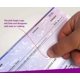 thumbnail image 3 of NextDayLabels 500 Cheques en Blanco con Tapa Prismática Rojo‑Azul, 3 of 9
