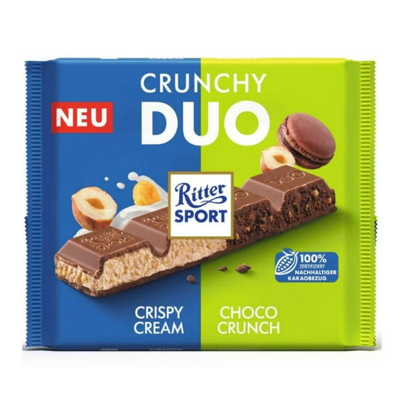 Chocolate Barra Crocante Duo, 218 g