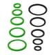 thumbnail image 3 of Anillo De Alimentación Para Acuario, Anillos Redondos Ligeros Para Plantas Flotantes, Color Verde Y Negro, 10 Uds., 3 of 3