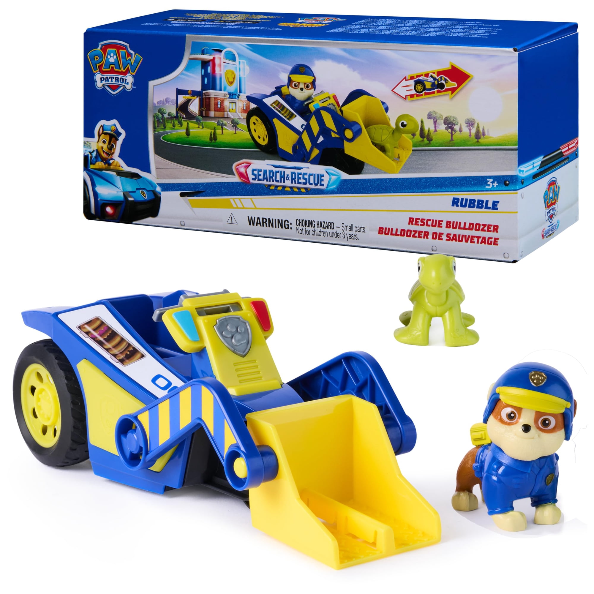 Bulldozer De Búsqueda Y Rescate De Vehículos De Juguete Paw Patrol