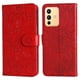thumbnail image 1 of Funda tipo cartera FOXDOCK para Vivo V23 5G , diseño girasol en relieve, cuero PU, cierre magnético, soporte y tarjetero, 1 of 5
