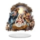 thumbnail image 1 of Letrero Acrílico De Natividad, Decoración Navide?a Cristiana 2D Para Gabinete De Mesa De Dormitorio, 1 of 5