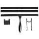 thumbnail image 1 of Rasqueta para ducha TOOVEM 36 cm negra - juego de 2 cuchillas, 1 of 8