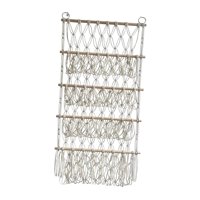 Bothyi - Organizador Para Colgar En La Pared, Juguete De Peluche, Bola De Almacenamiento, Red Para Juguetes, Hamaca, Color Beige