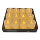 thumbnail image 2 of Pack 12 velas LED luz cálida 9 cm beige, 2 of 3