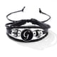 thumbnail image 1 of Stackable PU Leather Chain Bracelet - 26 English Letter Pattern - Perfect Birthday Gift for Personality Lovers!, 1 of 5