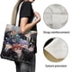 thumbnail image 3 of Twisted Wonderland Bolso de tela con estampado de lienzo para mujer, bolsa de compras reutilizable y estética, con cremallera interior, regalo para mujer,40*40cm., 3 of 6