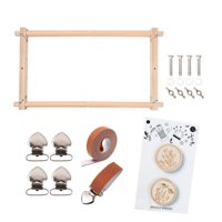 Magideal - Soporte De Desplazamiento Para Tapicería Bordada, Marco De Exhibición De Bordado Reutilizable Para El Hogar, Utensilios De Costura Acolchados