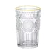thumbnail image 1 of Taza De Cristal Para Café Helado Con Girasol, Taza De Té Retro En Relieve, Regalos De Cumpleaños Para Amigos, Borde Dorado Alto, 1 of 3