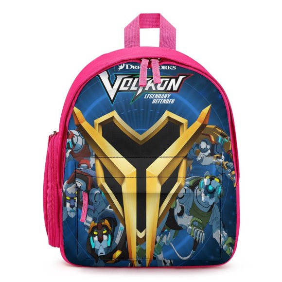 Voltron: Defensor Legendario Mochila Escolar para Niños y Niñas, Mochila Infantil Ligera de Alta Calidad, Grande y Duradera ROSA