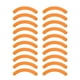 thumbnail image 1 of 20 Piezas Recambios Para Rizador De Pestañas Fácil De Instalar Accesorio Cosmético Portátil Naranja, 1 of 5