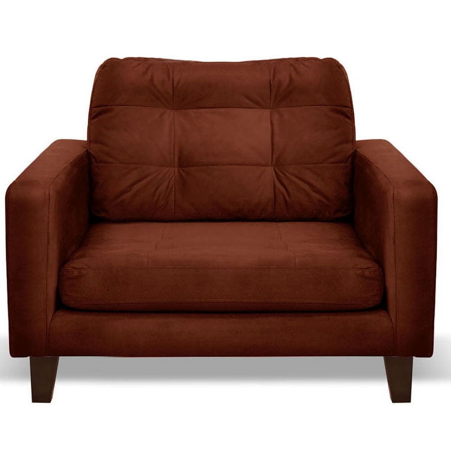 Latam Home - Sofa Napoles 1c Tela Velvet Chocolate