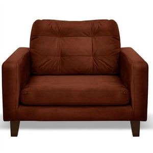 Latam Home - Sofa Napoles 1C Tela Velvet Chocolate