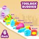 thumbnail image 3 of Bath Toys Tub Works Tools, sin moho, paquete de 6 para bebés y niños pequeños, 3 of 9