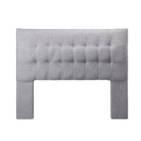 Dgb - Respaldo Cama 2 Plazas Lino Gris Sevilla Cp