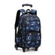 thumbnail image 1 of Kids School Bag With Wheels Rolling Backpack for Boy Wheeled School Bag 6 Wheels Trolley Bookbag Carry on Luggage with Lunch Bag, 1 of 3