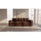 thumbnail image 1 of Sofa Praga 3 Cuerpos Felpa Chocolate, 1 of 4
