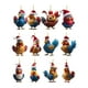 thumbnail image 3 of Adornos Navideños De Pollo, Colgantes Navideños Para Decoración De Fiestas En Interiores, Estilo A, 3 of 3