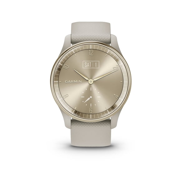 Reloj inteligente Garmin vívomove Trend Cream Gold de acero inoxidable