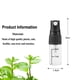 thumbnail image 2 of 30 minibotellas de spray rellenables, vacías, de plástico transparente, para perfume, enjuague bucal, atomizador, tamaño de viaje., 2 of 6