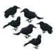 thumbnail image 2 of 6x simulación de cuervos de Halloween, accesorios de pájaros, cuervos con plumas negras, cuervos de Halloween y decoración para decoración del hogar, 2 of 5