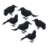 Bothyi - 6X Simulación De Cuervos De Halloween, Accesorio De Cuervo Para Fiesta, Evento, Suministros De Halloween