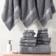 thumbnail image 5 of Juego De Toallas De Baño Luxury Grey Algodón 16 Piezas 600 G M², 5 of 9