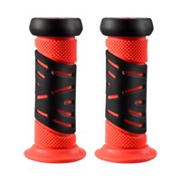 Magideal - Puños De Bicicleta Para Niños Puños De Repuesto Para Bicicleta Antideslizantes Suaves Duradero Cómodo Manipulación Puños De Bicicleta Para Niños Niñas Rojo