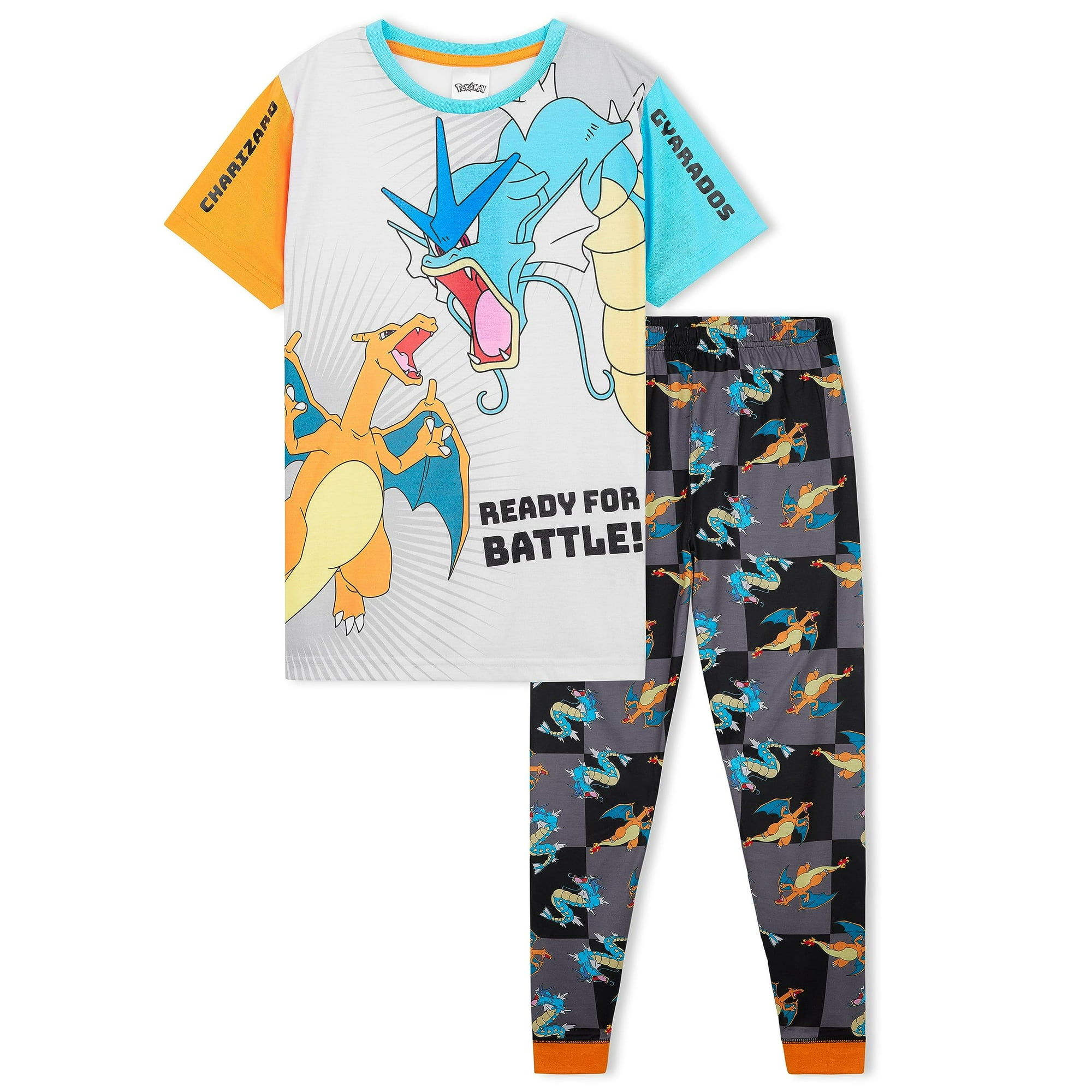 Conjunto De Pijama Pokémon Boys Lounge Wear, Camiseta Y Pantalones Largos