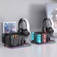 thumbnail image 4 of Estación organizadora de carga con ventilador para Switch 2/1/OLED, soporte de almacenamiento para Joy-Con con 12 ranuras para tarjetas de juego, soporte para auriculares de controladores, 4 of 7