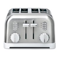 Cuisinart - Tostadora Clásica Cpt 180Wp1 De Metal De 4 Rebanad