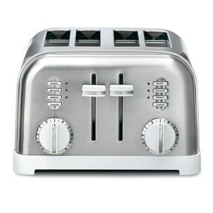 Cuisinart - Tostadora Clásica Cpt 180Wp1 De Metal De 4 Rebanad